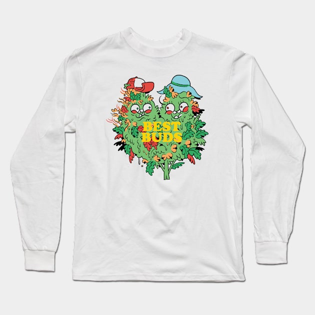 Best Buds Long Sleeve T-Shirt by Verge of Puberty